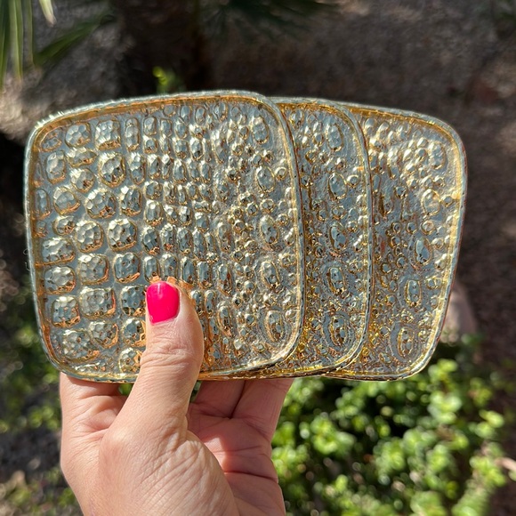 Michael Aram gold coasters - Picture 1 of 5